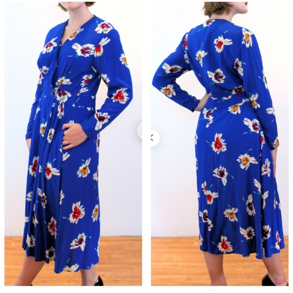 Liz Claiborne Dresses Vintage Liz Claiborne Floral Dress Poshmark